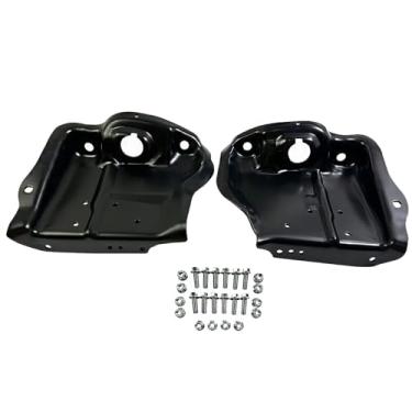 Imagem de BST BSSP Conjunto de 2 suportes de amortecedor e suporte superior novo par LH e RH compatível com Ford F150 Bronco 1980-1996 peça #E2TZ5A306G E0TZ5A306G