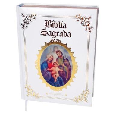 Imagem de Bíblia Católica Luxo  Sagrada Família - Editora PAE, Branca