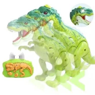 Imagem de Dinossauro Com Luz E Fumaça Brinquedo Educativo Infantil - GBG STORE
