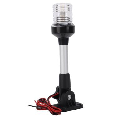 Imagem de Zhjvihx Luz de Popa, Luz LED Dobrável de 9 Polegadas para Barco à Prova D'água IP67 Panorâmica de 360 ​​graus, Com Abajur de Alta Transparência e LEDs de Grau Marinho, para Pontão