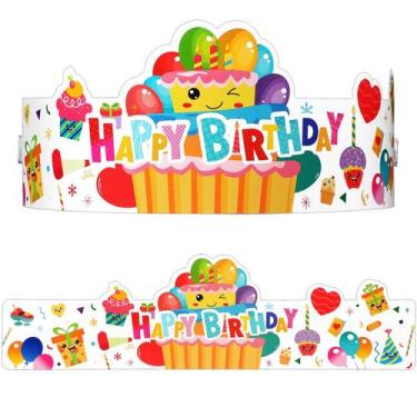 Imagem de Pacote Birthday Crowns Outus 42 para crianças e festas em sala de aula