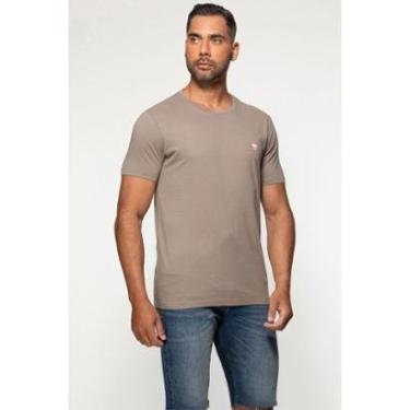 Imagem de Camiseta Guess Triangulo Original Marrom Camiseta Guess Triangulo Original Pq Marrom-Masculino
