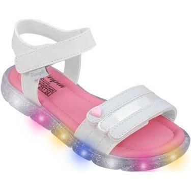 Imagem de Sandalia pampili lulli led coracao perolado -, Branco, 25