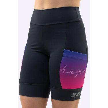 Imagem de Bermuda Compressão Feminina HUPI Longa Colors Roxo