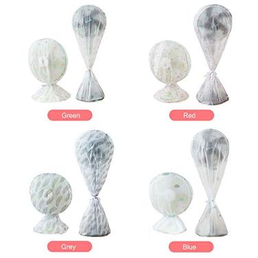 Imagem de Capa para Ventilador Elétrico de Cobertura Total Organizador Armazenamento com Zíper PEVA Ventiladores Piso Pedestal