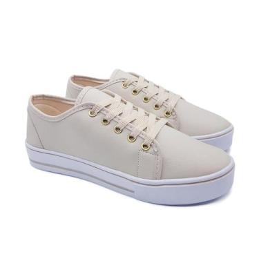 Imagem de Kit 2 Pares Tênis Feminino Casual Solado Alto Barato P79 - FABRICATAM,