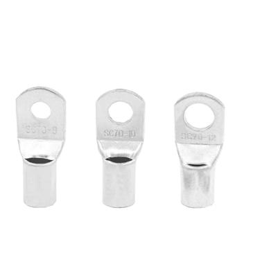 Imagem de RORFFK 20 peças SC70-8 70-10 70-12 Kit de terminais de cabo de cobre terminais de bateria conector de fio de nariz de cobre (SC70-8)