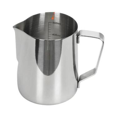 Imagem de Jarra De Aço Inoxidável Para Espumar Leite Com Escala, Frother Para La