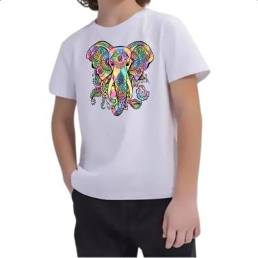 Imagem de Camiseta Infantil Ahyuasca elefante hindu, 2