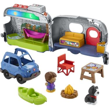 Imagem de Playset Fisher-Price Little People Light-Up Learning Camper