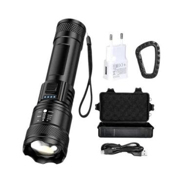 Imagem de Lanterna LED Super Brilhante Recarregável USB, À Prova d'Água, De Long