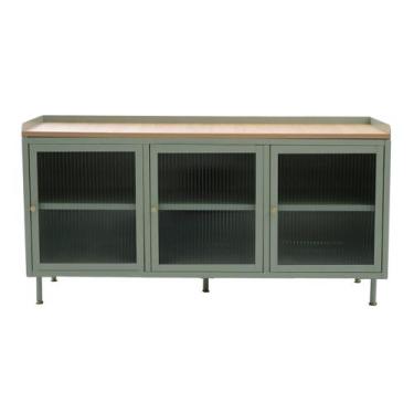 Imagem de Buffet 3 Portas Durin Verde Westwing - Westwing Collection, Aço, Verde