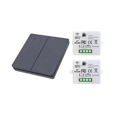 Imagem de Controle Remoto Sem Fio Inteligente RF 433Mhz Para Painel De Parede, M