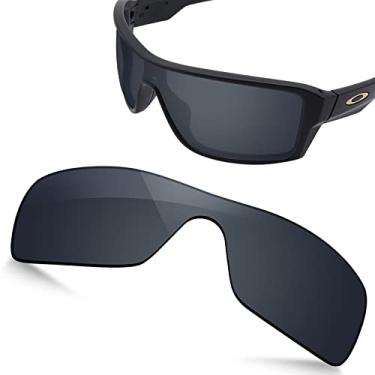 Imagem de TRUSHELL Lentes de reposição polarizadas para óculos de sol Oakley Ridgeline OO9419 - Preto cromado