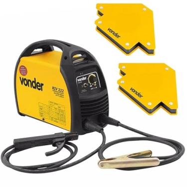 Imagem de Máquina de Solda Inversora RIV 222 BIVOLT + 2 Esquadros Magnéticos 10 KG