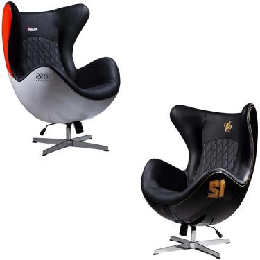 Imagem de Conjunto Poltronas Decorativas Egg Chair MP4 SN 88/Lotus 12 G53 - Gran Belo