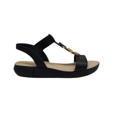 Imagem de Sandália Feminina Tamanho Grande 40 ao 42 Tira Elástica Confortável Modare 7199103-Feminino