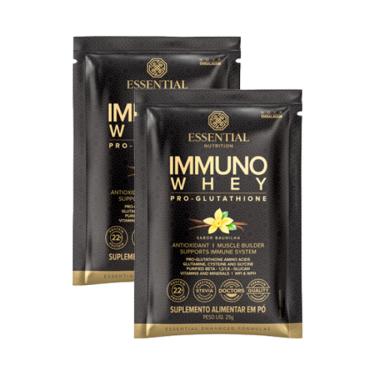 Imagem de Kit 2X: Immuno Whey Baunilha Sachê Essential Nutrition 25g