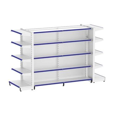 Imagem de Gôndola Central Prateleira 1 Inicial e 1 Continuação e 2 Ponta