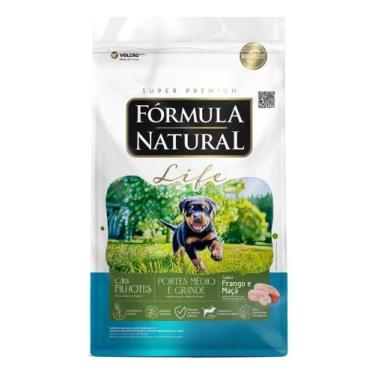 Imagem de Ração Seca Fórmula Natural Life para Cães Filhotes Portes Médio e Gran