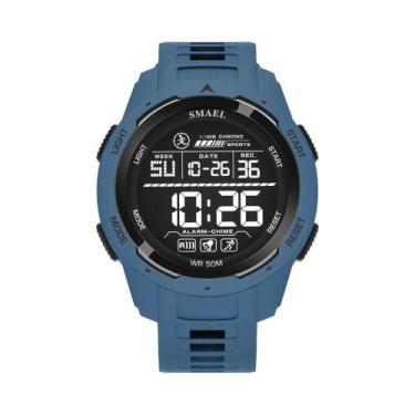 Imagem de Relógio Esportivo Digital Masculino À Prova D'água SMAEL Com Mostrador