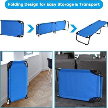 Imagem de Cama Dobrável Portátil  Conforto, Praticidade e Resistência para Casa,