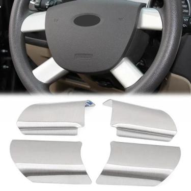 Imagem de Adesivo De Decoração Para Volante Em Aço Inoxidável Ford Focus 2 MK2 2