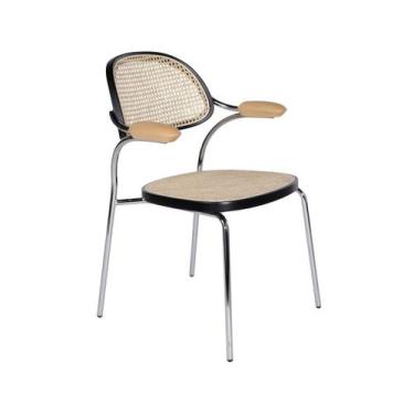 Imagem de Cadeira Palhinha Vicenza Prateada Westwing - Westwing Collection, Colo