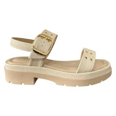 Imagem de Sandália Ramarim Tratorada Feminina Moda e Conforto-Feminino