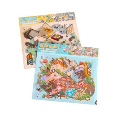 Imagem de Adesivos 3D DIY De Paisagens Em Tamanho Plus, Cenário De Cabana De Bol