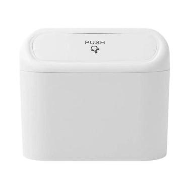 Imagem de Lixeira Suspensa Para Carro Com Tampa, Em ABS, Para Armazenamento Inte