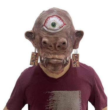 Imagem de Máscara Scary Cyclops Alien Latex Horror Full Head, tamanho adulto - t