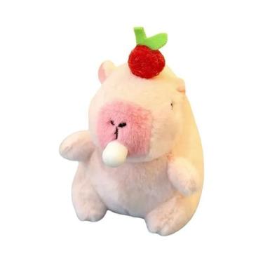 Imagem de Chaveiro De Pelúcia De Capivara De Desenho Animado Fofo De 12cm, Pinge