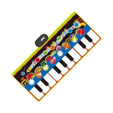 Imagem de Tapete Musical Para Crianças, Teclado De Chão Para Bebês, Brinquedo Ed