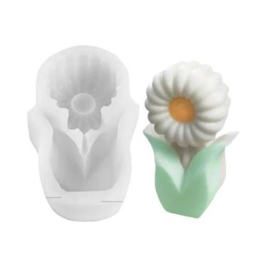 Imagem de Molde De Silicone 3D Em Forma De Tulipa Para Velas Aromáticas, Sabonet