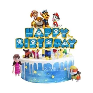 Imagem de Decorações Para Festa De Aniversário Do Patrulheiro Canino: Topos De B