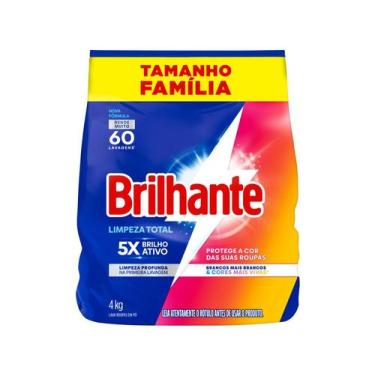 Imagem de Sabão em Pó Brilhante Limpeza Total - Blindagem das Cores 4kg, Blindag