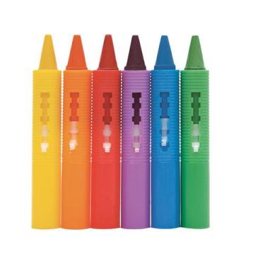 Imagem de Giz De Cera Infantil Risque e Apague - Buba 7473