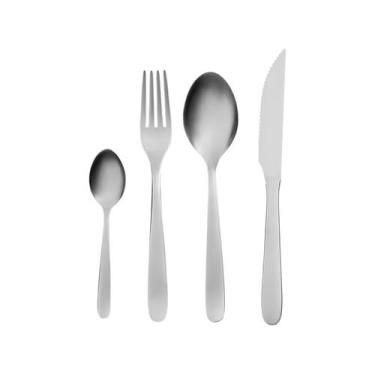 Imagem de Faqueiro 24 Peças Havaí Aço Inox com Facas para Churrasco Tramontina, 