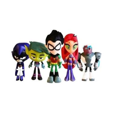 Imagem de Boneco De Ação Teen Titans Beast Boy Steel Spark Crow - Presente De An