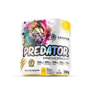 Imagem de Pré-Treino Wild Preator - 300g Yellow Fruits - Leader Nutrition-Unissex
