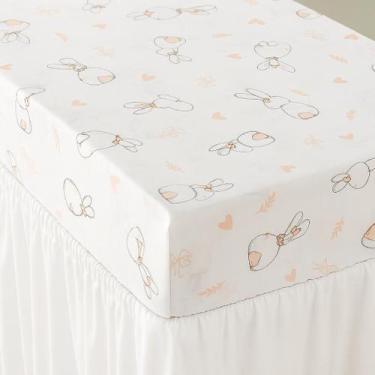 Imagem de Lençol Berço Americano Mini Cama Bebe Elástico Avulso 100 algodão - Te