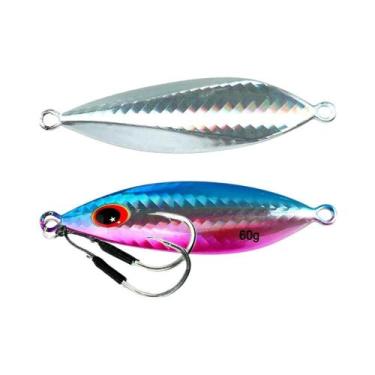 Imagem de Isca Artificial Rígida De Micro Jigging Para Pesca De Robalo, 10g-60g,