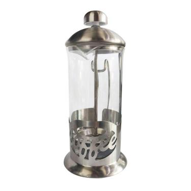 Imagem de Cafeteira Prensa Francesa Coffee 350ML em Vidro e Aço Inoxidável Transparente Show House