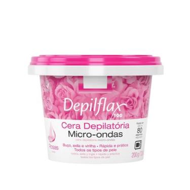 Imagem de Depilflax cera microondas 200g rosa