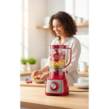 Imagem de Liquidificador Potente 1200W 3L 12 Velocidades Inox - Congratulations 