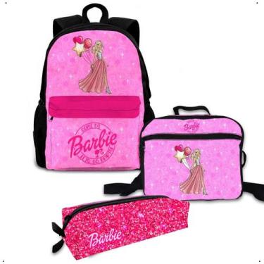 Imagem de Kit Mochila Bolsa Escolar Com Lancheira Térmica E Estojo Personalizado