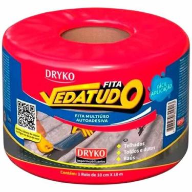 Imagem de * Kit 10m Fita Adesiva Multi Uso 10cm Largura Dryko