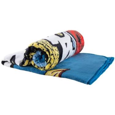 Imagem de Cobertor Raschel Plus infantil Jolitex Licenciado 2x1.5m, Azul, Soltei