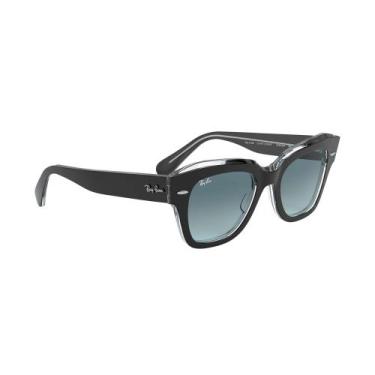 Imagem de Óculos de Sol Feminino Ray-Ban Rb2186 1294/3M State Street, Preto